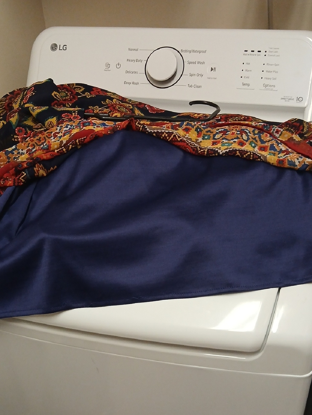 Madison Leigh Boho Chiffon Shift Dress with Split Sleeves Navy Plus Size 16. - Picture 11 of 13